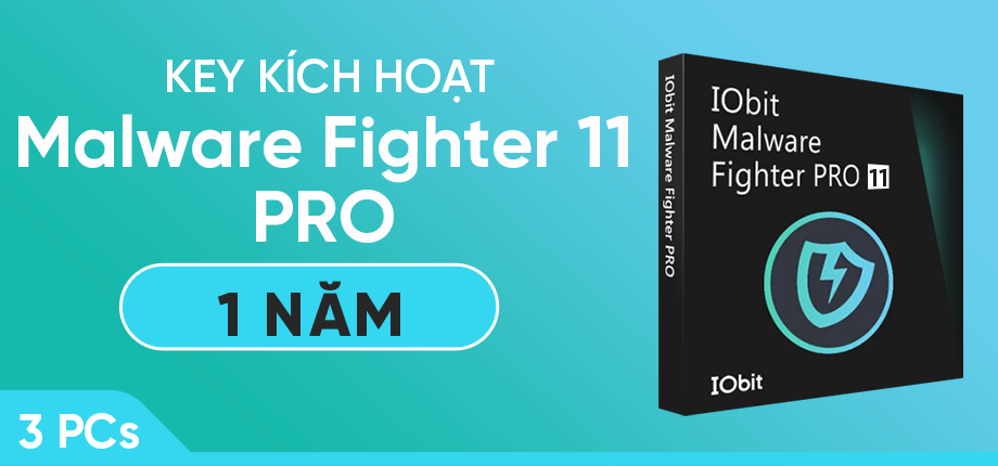 Key kích hoạt IObit Malware Fighter 11 PRO (1 năm, 3 PCs)